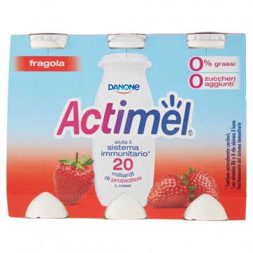 DANONE ACTIMEL FRAGOLA 0.1% X6