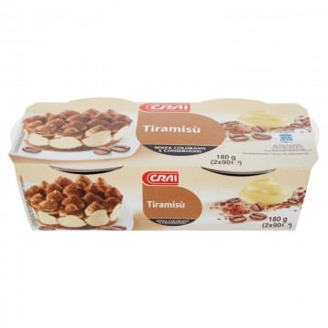 DESSERT CRAI TIRAMISU' GR.90X2