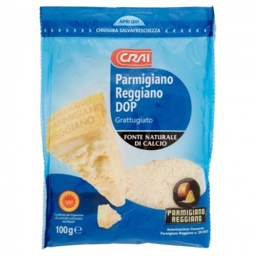PARMIGIANO REGGIANO DOP CRAI GRATTATO BS. GR.100