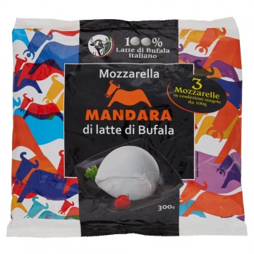 MOZZ. BUFALA MANDARA BUSTA GR.100X3