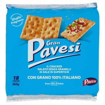 CRACKERS GRAN PAVESI NON SALATI GR.560