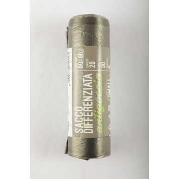 SACCO DIFF. ANTIG. SMALL NERO LT.30 50X60 PZ.20