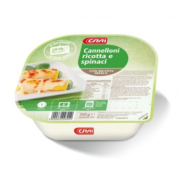 CANNELLONI CRAI RICOTTA E SPINACI GR.350