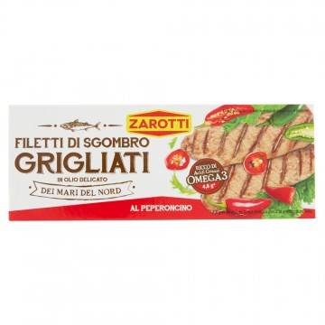 FILETTI DI SGOMBRO GRIGLIATI C/PEPERON. ZAROTTI