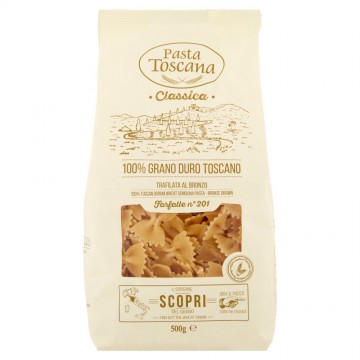 PASTA TOSCANA FARFALLE N. 201 GR.500