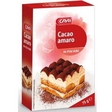 CACAO AMARO CRAI IN POLVERE GR.75