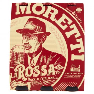 BIRRA MORETTI LA ROSSA ML.330 X3