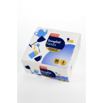 TOVAGL. CRAI 2 V 38X38 BCO 80PZ