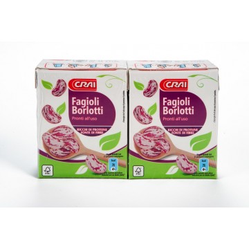 FAGIOLI CRAI BORLOTTI TETRAR GR.380 X2