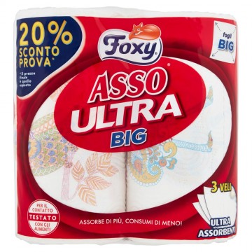 ASCIUG. CASA FOXY ASSO ULTRA MAXI X2