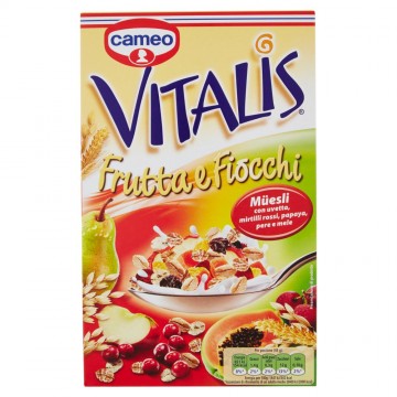 VITALIS MUESLI  FRUTTA&FIOCCHI GR.300