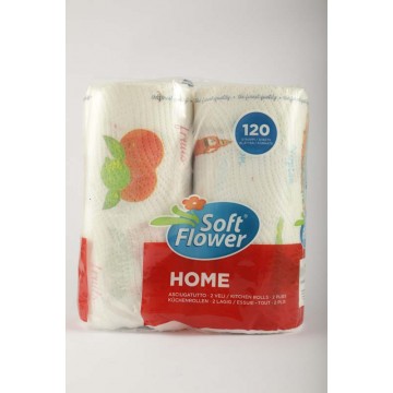 ASCIUGATUTTO SOFTFLOWER 120STRAP. X2