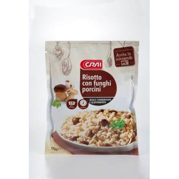 RISOTTO CRAI AI FUNGHI PORCINI GR.175