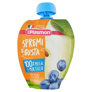 SPREMI E GUSTA PLASMON MELA MIRTILLO GR.100