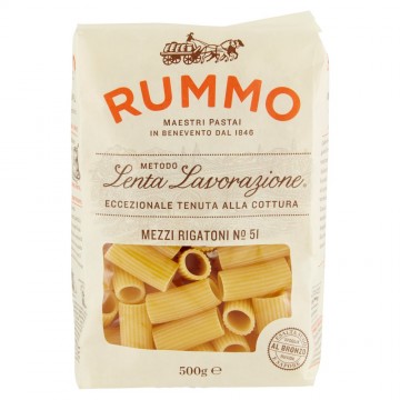 PASTA RUMMO MEZZI RIGATONI N° 51 GR.500