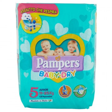 PAMPERS BABY DRY JUN X17