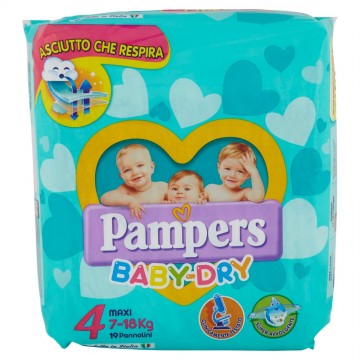 PAMPERS BABY DRY MAXY X19