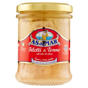 TONNO AS DO MAR VETRO FILETTI GR.190