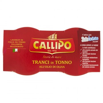 TONNO CALLIPO IN OLIO D'OLIVA X2