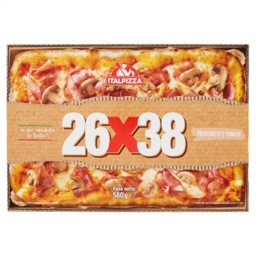 ITALPIZZA PIZZA PROSC/FUNGHI 26X38 GR.560