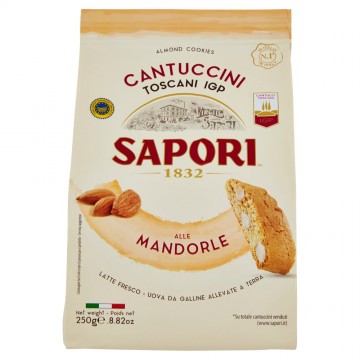 CANTUCCINI MANDORLA SAPORI G.250