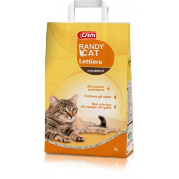CRAI RANDY CAT LETT.ASSORBENTE LT.5