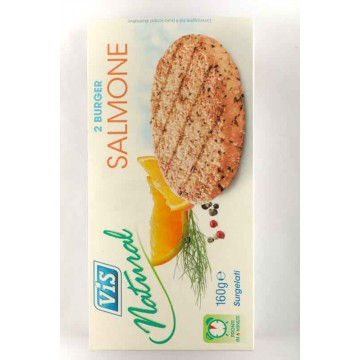VIS NATURAL BURGER DI SALMONE GR.160