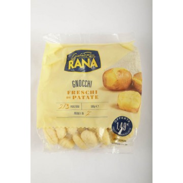 GNOCCHI FRESCHI DI PATATE RANA GR.500 FL. eu.1.49