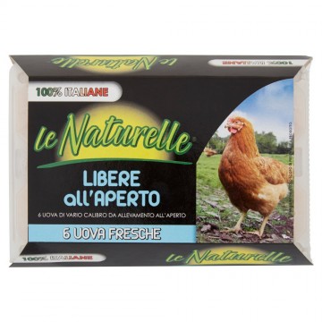 UOVA NATURELLE ALLEVATE ALL'APERTO X 6