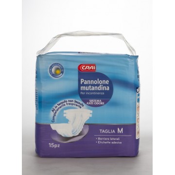 PANNOLONE CRAI MUTANDA M  X15