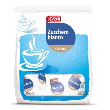 ZUCCHERO CRAI BUSTINE BIANCO GR.500