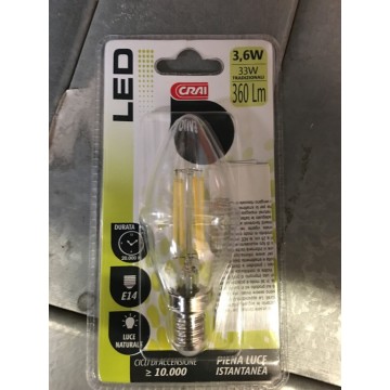 CRAI LAMP. LED OLIVA 3,6W E14