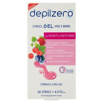 DEPILZERO STRISCE GEL VISO&BIKINI  PZ 20