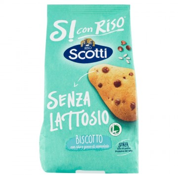 BISC.SCOTTI SI CON RISO GOCCE CIOCC. S/LATT. GR.350