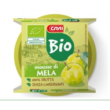 MOUSSE CRAI MELA BIO GR.100 X2