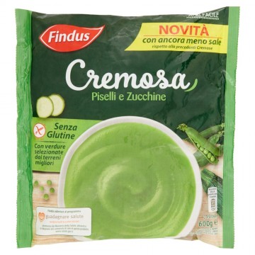 FINDUS CREMOSA PISELLI E ZUCCHINE GR.600