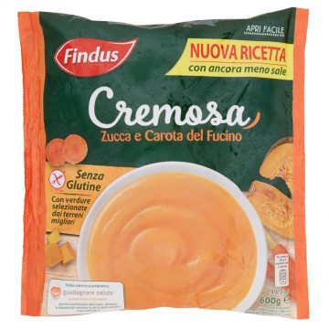 FINDUS CREMOSA ZUCCA E CAROTA DEL FUCINO GR.600