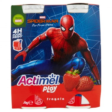 DANONE ACTIMEL PLAY FRAGOLA SPIDERMAN GR.100X4