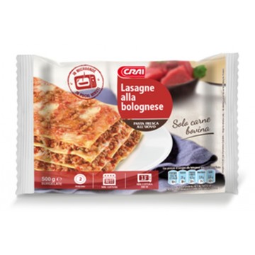 LASAGNE CRAI ALLA BOLOGNESE GR.500