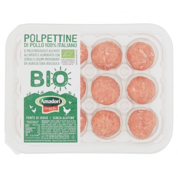 AMADORI POLPETTE DI POLLO BIO GR.240