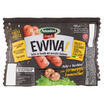WURSTEL AMADORI AL FORMAGGIO GR.150