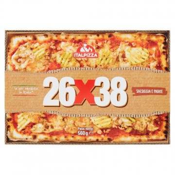 PIZZA SALSICCIA/PATATE 26X38 ITALPIZZA GR.560