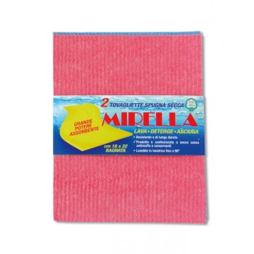 PANNO SPUGNA MIRELLA X 2 CM.18 X 22
