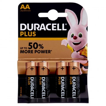 PILA DURACELL PLUS STILO X 4 MN1500