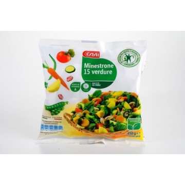 MINESTRONE CRAI 15 VERDURE 450GR.