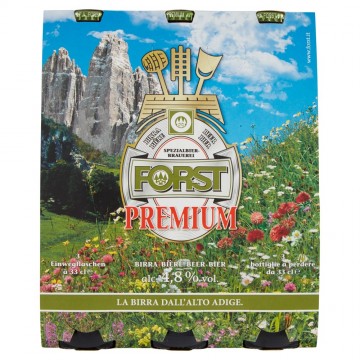 BIRRA FORST PREMIUM  ML.330 X 3