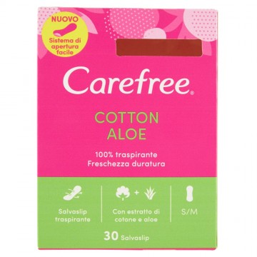 SALVASLIP CAREFREE ALOE X30 RIPIEG.