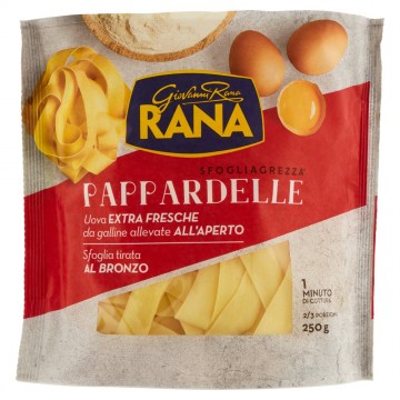 PAPPARDELLE RANA SFOGLIAGREZZA GR.250