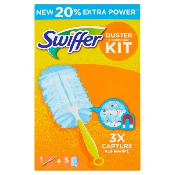 SWIFFER DUSTER KIT + 5 PANNI