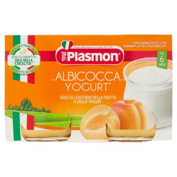 MERENDA PLASMON YOG/ALBICOCCA GR.120X2
